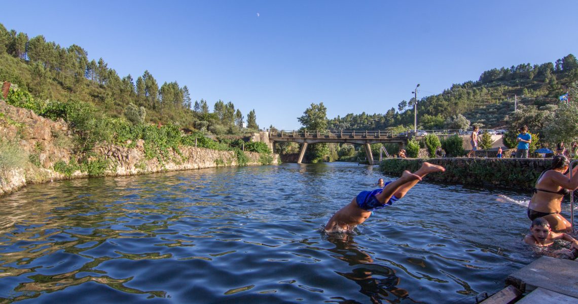 Praia Fluvial Lavacolhos CMF fundão turismo